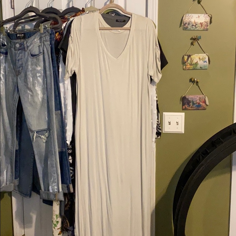 Long T-shirt dress made in Italy